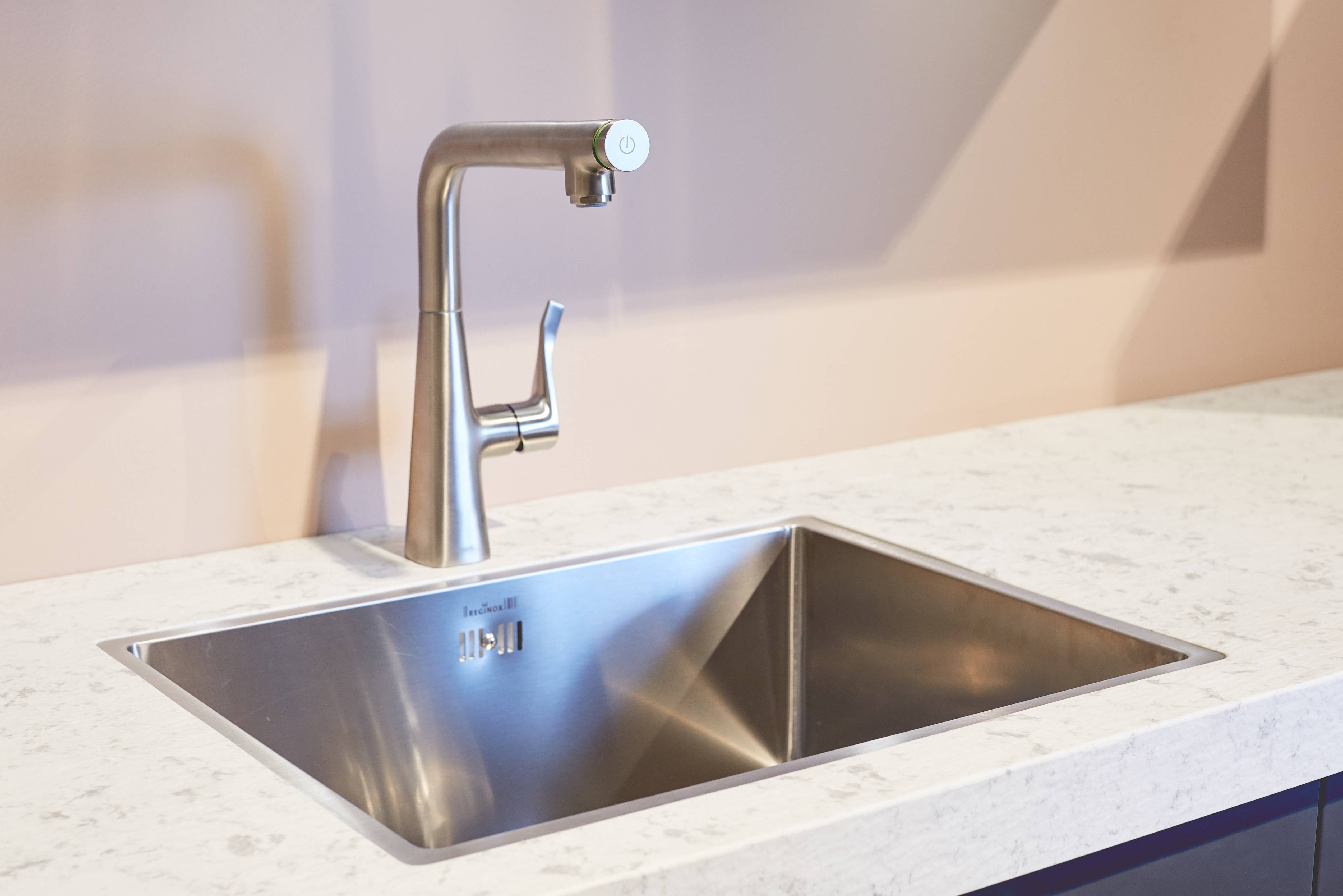 Kraan met aan-/uitknop